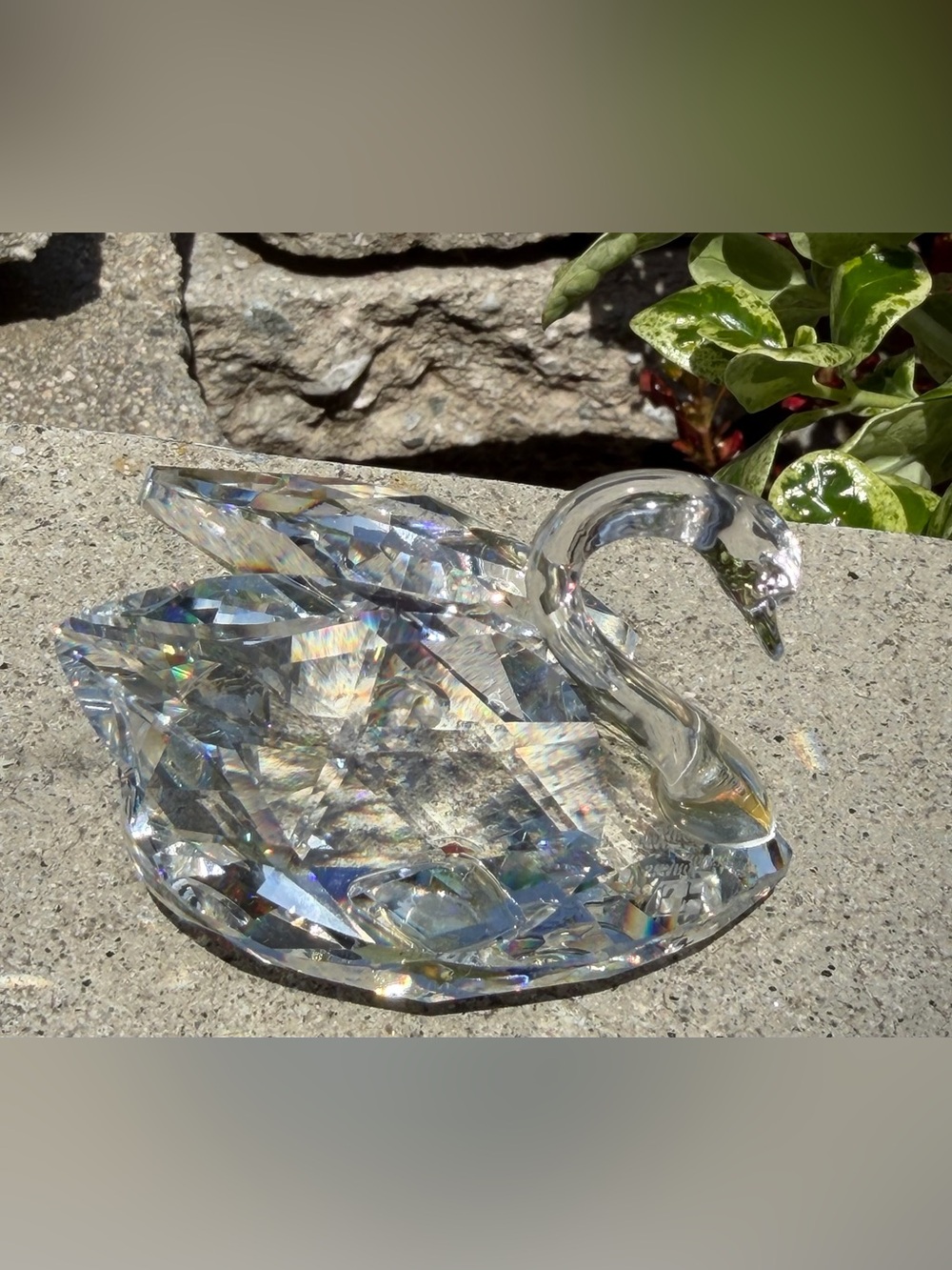 Swarovski Crystal Swan